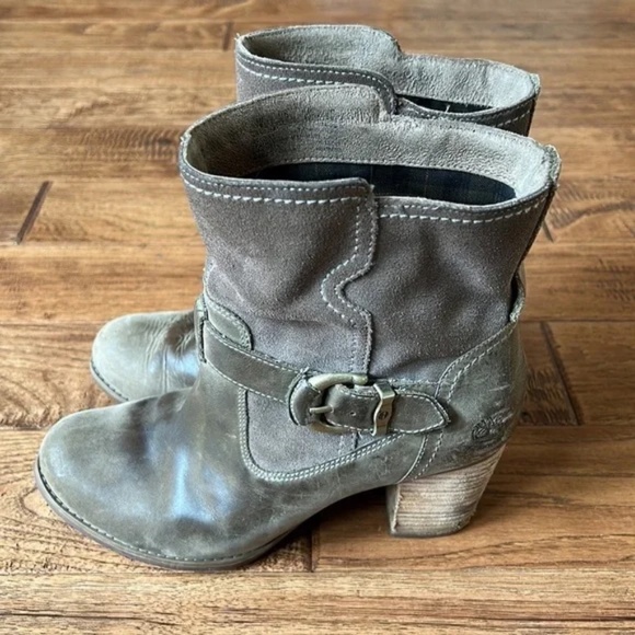Timberland Earthkeepers Rudston Waterproof Suede Leather Ankle Boots Booties 9 - Picture 10 of 16